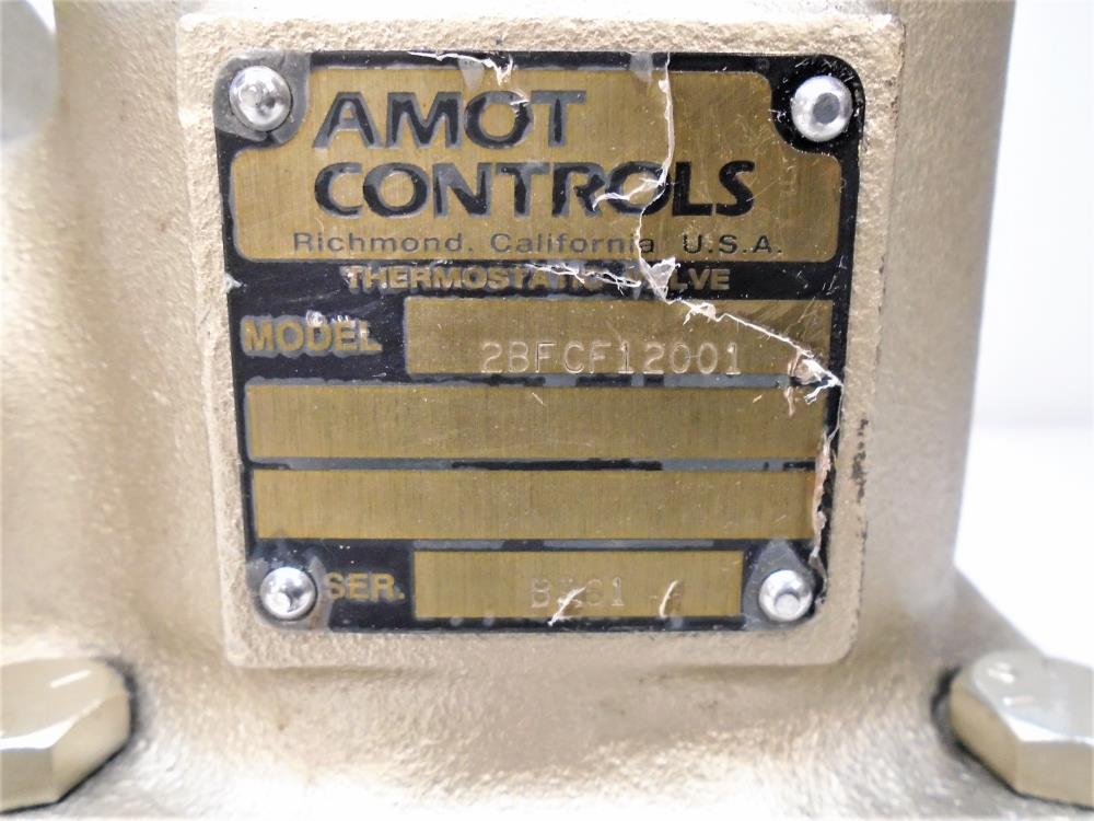 Amot Controls 2" Carbon Steel 3-Way Thermostatic Control Valve, 2BFCF12001